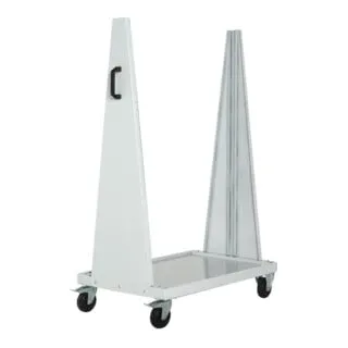 Bott Werkstattwagen mobil RAL7035 - B.1000xH.1600xT.650mm - Werkstattwagen unbestückt, ideal für individuelle Anpassungen mit Platz für bis zu 6 Loch- oder Schlitzplatten (991 x 457 mm)