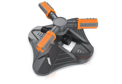Brandson 360° Kreisregner Garten Sprinkler - Gartenbrausen mit 3-armigem, rotierendem Sprühkopf für individuelle Bewässerungsmuster – ideal für präzise Gartenpflege und müheloses Bewässern.