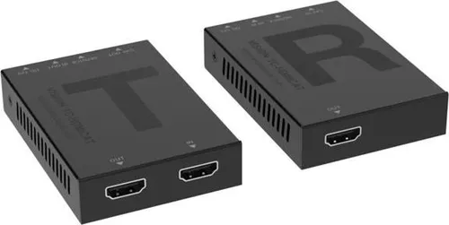 Vision Erweiterung für Video/Audio - HDMI über CAT 6 - Ermöglicht die Übertragung von Video und Audio bis zu 60 m. Ideal für professionelle Anwendungen und einfache Installation.