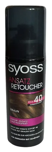 SYOSS Ansatz Retoucher Ansatz-Kaschierspray Braun 120ml
