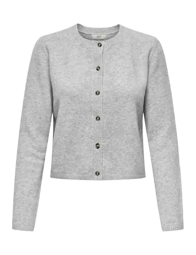 JDY Strickjacke JDYCHLOE LIFE L/S CARDIGAN KNT NOOS grau XS (34) - Modische Strickjacke in Light Grey Melange, elastisch und pflegeleicht. Ideal für jeden Anlass und perfekt kombinierbar.
