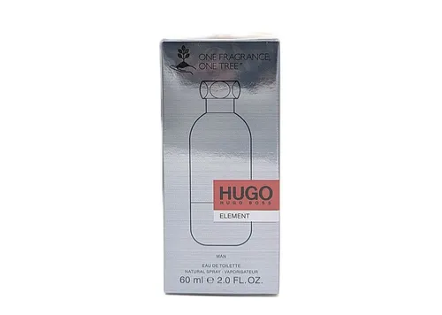 HUGO Eau de Toilette Hugo Boss Hugo Element Man 60 ml - Herrendüfte mit einem besonderen Fokus auf Nachhaltigkeit – für jeden Kauf wird ein Baum gepflanzt.