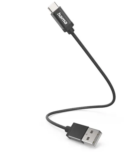 Hama USB-C-Kabel 0,2 m - Hochgeschwindigkeits-Datenübertragung mit 480 Mbit/s, ideal für Samsung Galaxy und Huawei Geräte