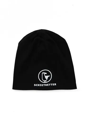 SCHIETWETTER Accessoire Kinder Mütze, Leichte Beanie, Übergangsmütze, dünne Kopfbedeckung, Logo-Print, stretch, warm, einfarbig