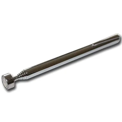 Magnet Teleskopstab Magnetgreifer Magnetheber 14-61 cm silber - Haftkraft 2,3 kg -