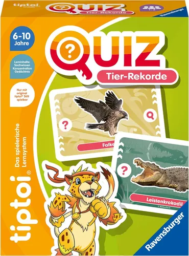tiptoi® - QUIZ TIER-REKORDE - INTERAKTIV - 00194 RAVENSBURGER # NEU OVP