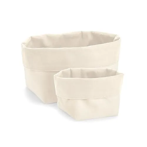 Westford Mill W572 Reversible Canvas Organiser - Size M in beige von Westford Mill