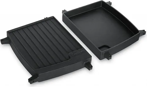 Enders Grill-Wende-Platte - Gusseisen Grillplatte, doppelseitig anwendbar für perfekten Grillgenuss und optimale Hitzespeicherung