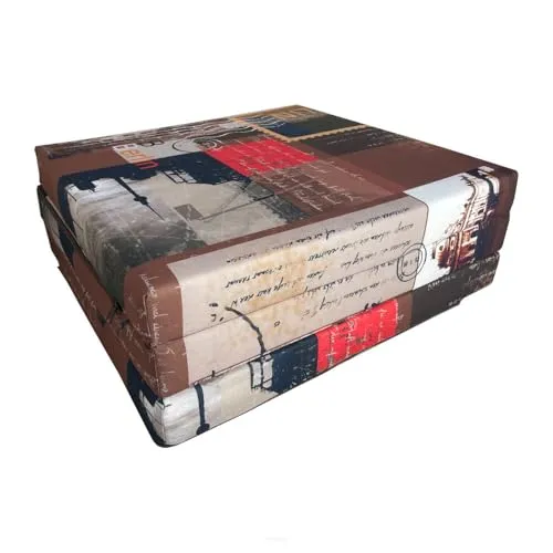 FORTISLINE - Klappmatratze 195x60x9cm - 3-teilige Faltmatratze - H2 Gästematratze - Camping Faltbare - Kamping Bett - Waschbar Bezug - Erwachsene Klappbar - Reisematratze - Schaumstoff Matratze