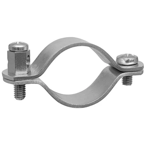 PK Erdungsrohrschelle, Bandeisen verzinkt, 1 Zoll, für Rohr-Ø 30-36 mm