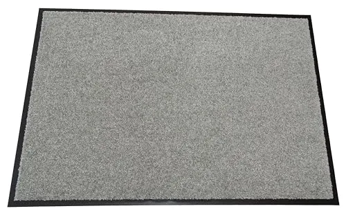 MERTEX Schmutzfangmatte Kiel – Türmatte Abtreter Fußmatte in silber von MERTEX