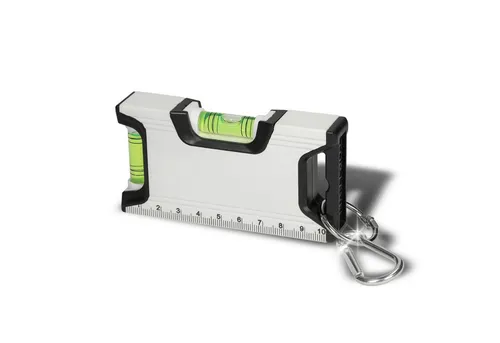 elasto Wasserwaage Magnetische Mini Wasserwaage 10,5 cm mit Karabiner