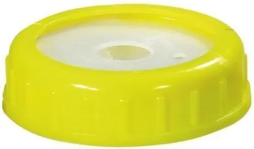 COMET Schraubring mit Staubkappe 2 Loch f.Kabel und Schlauch von Tauchpumpe