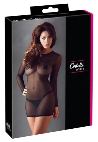 Cottelli Collection Party 27147601031 Kleid, M, schwarz