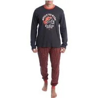 Langärmeliger Schlafanzug aus Baumwolle für Männer KLP4