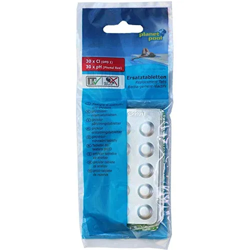 pH/Chlor-Ersatztabletten - mit je 30 Tabletten, geblistert