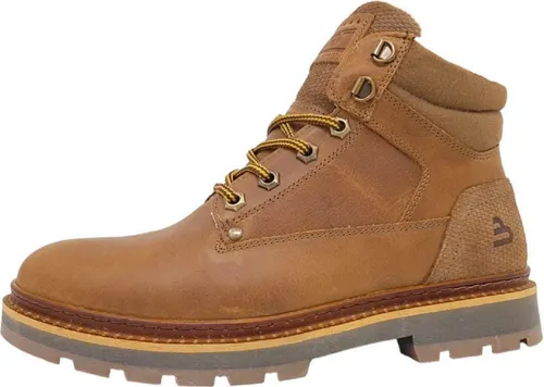 Bullboxer Herren Schnürstiefel Braun, Größe 45 - Komfortabel und Stilvoll - Robuste Herren Schnürstiefel aus Leder/Textil mit herausnehmbarer Decksohle. Der praktische Reißverschluss sorgt für einfachen Einstieg. Ideal für jeden Anlass, vereint Qualität und modisches Design.