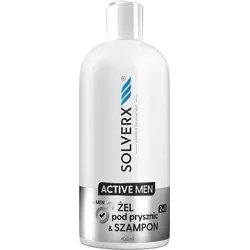 SOLVERX Active Men Duschgel und Shampoo 2in1 400ml