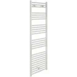 Sanotechnik Badheizkörper Bari, Handtuchheizkörper weiß 60x160 cm - Heizkörper für Wandmontage, pulverbeschichtet in Weiß und ideal für warme Handtücher, mit 700 W Leistung für effiziente Raumheizung.