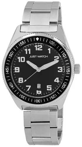 JUST WATCH Quarzuhr JW20183 Mit Edelstahl Gliederarmband, Datumsanzeige, D 44 mm, 5