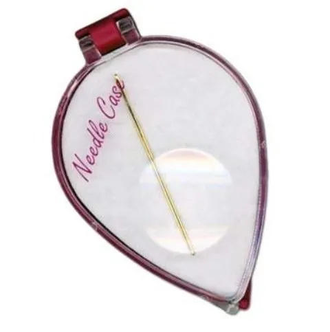 Hemline H278, Magnetische Nadelhülle, mit Nadeleinfädler & Lupe