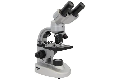 Omegon Binofield Mikroskop 40x-800x - Mikroskop mit 40-800-facher Vergrößerung und LED-Beleuchtung, ideal für spannende Entdeckungen in der Natur. Genießen Sie die plastische Sicht mit beiden Augen!