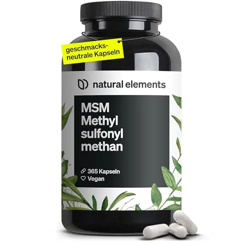 MSM Kapseln 1600mg von natural elements