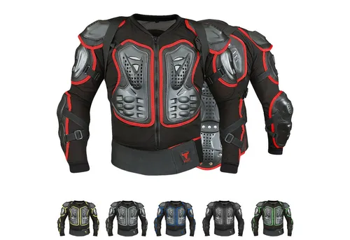 BULLDT Protektorenjacke BLD507, Protektorenjacke Motorrad Motocross Skatebording protektoren