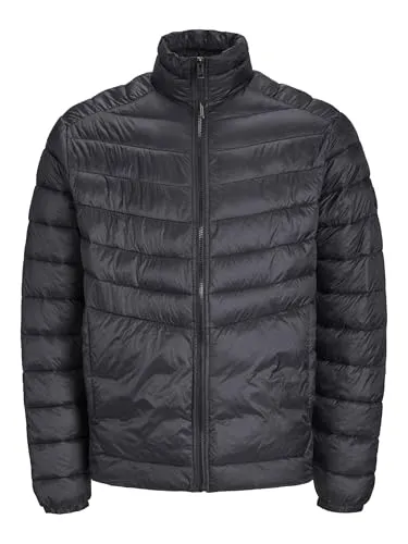 Jack & Jones Steppjacke 'SPRINT' in Black, Größe M - Funktionsjacken: Herren Steppjacke mit praktischem Stehkragen, bietet Komfort und Wärme an kühlen Tagen.