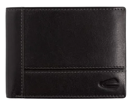 camel active Geldbörse Tokyo - Klassische Herren Geldbörse - Hochwertige Geldbörse aus 100% Rindsleder mit 6 Kreditkartenfächern, Sichtfach und Einschubfach. Ideal für Männer, die Stil und Funktionalität schätzen.
