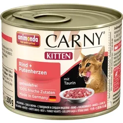 Carny Katzen-Nassfutter Kitten Rind und Pute 200 g