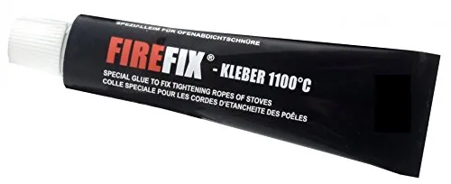 Firefix Thermocolle-Kleber 17ml, hochhitzebeständig - Aschesauger-Zubehör, ideal für die sichere Befestigung von Kaminöfen und hitzebeständig für optimale Leistung.