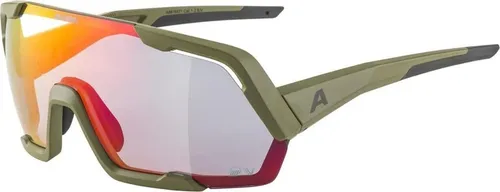 Produktbild Alpina Rocket QV Olive Matt Mirror Rainbow – Sportbrille für optimale Sicht