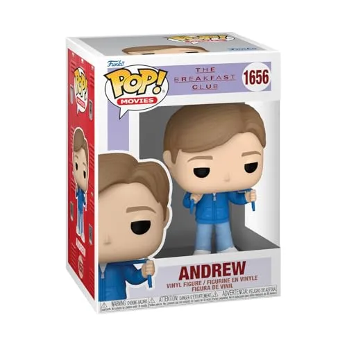 Funko Pop! Movies: TBC - Andrew Clark - Breakfast Club - Vinyl-Sammelfigur - Geschenkidee - Offizielle Handelswaren - Spielzeug Für Kinder und Erwachsene - Movies Fans - Modellfigur Für Sammler