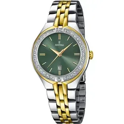 Festina Dress Watch F16868/4 - Elegante Damenarmbanduhr - Armbanduhren für Damen, wasserdicht bis 50 Meter mit 2 Jahren Herstellergarantie und schützendem gehärtetem Mineralglas für langanhaltende Schönheit.