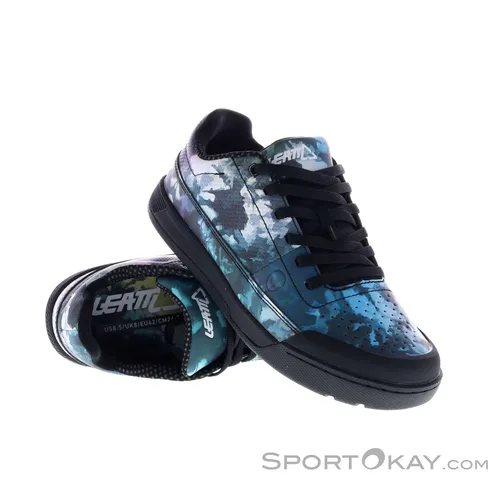 Leatt 2.0 Flat Herren MTB Schuhe - Mehrfarbig - Größe 43,5 - Hochwertige MTB Schuhe mit RideGrip PRO Sohle für optimales Pedalgefühl und Kontrolle. Ideal für Bikeparks, bieten hervorragenden Grip und Komfort, auch beim Laufen.