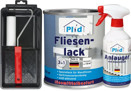 Plid Fliesenlack 0,75l Weiß glänzend