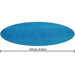 Bestway® PE-Solarabdeckplane Ø 462 cm, blau - Poolabdeckungen für runde Frame Pools, schützt vor Verunreinigungen und nutzt Sonnenenergie zur Wassererwärmung. Ideal für Pools mit Ø 457 cm und 488 cm.
