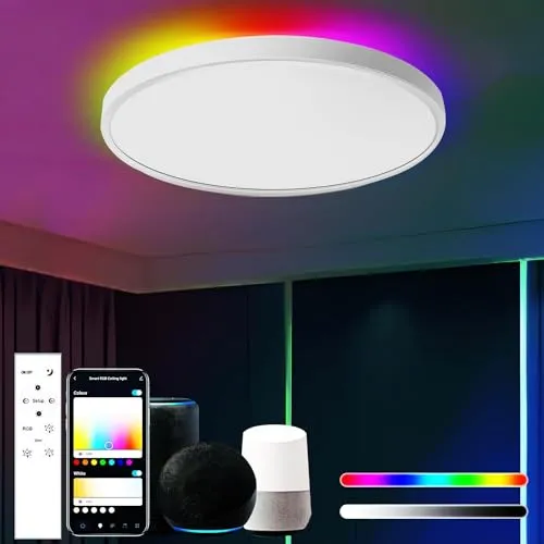 30W LED Deckenleuchte Smart Home 30cm RGB Farbwechsel