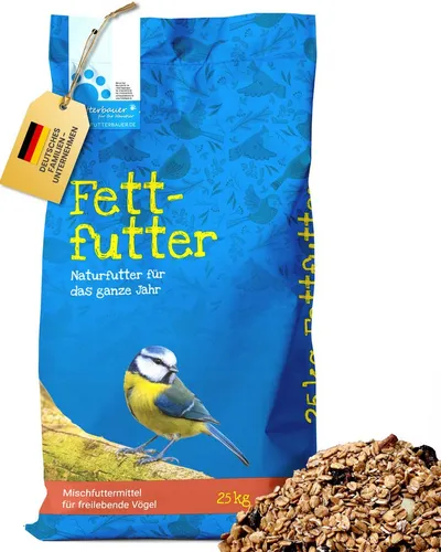 Futterbauer 25kg Fettfutter für Vögel