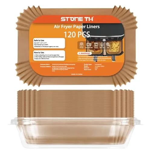 Stück Backpapier für Heißluftfritteuse Ninja Dual von Stone TH