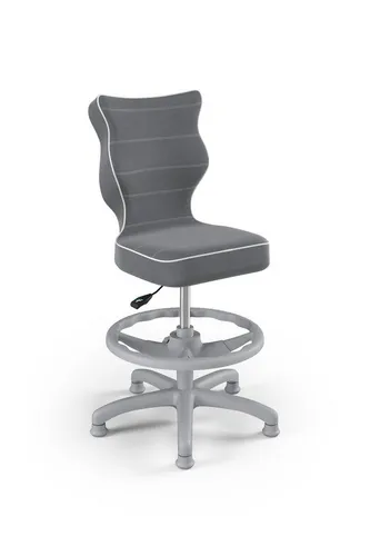 Raumhirsch Furniture Kinderstuhl Petit, Dunkelgrau & Weiß