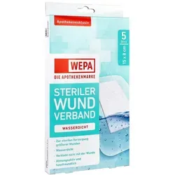 Wepa Wundverband wasserdicht 8x15 cm steril