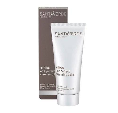 Santaverde Xingu Age Perfect Cleansing Balm 100 ml - Gesichtsreiniger mit brasilianischen Pflanzenextrakten, reinigt sanft und bewahrt die Hydro-Lipid-Balance für eine strahlende Haut.