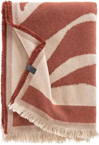 Schöner Wohnen VIEW Wohndecke Terracotta Beige 130x170cm - Wohndecke in stilvollem Terracotta Beige, ideal zum Kuscheln und Dekorieren. Pflegeleicht und waschbar bei 30 °C – perfekt für gemütliche Abende.