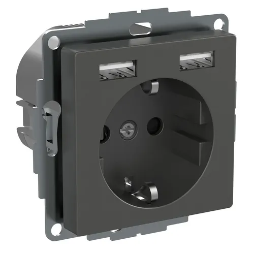 Elso WDE003179 Steckdose mit USB-Ladegerät von ELSO