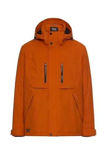 camel active Herren teXXXactive® Jacke mit Abnehmbarer Kapuze - Funktionsjacke mit abnehmbarer Kapuze, wind- und wasserdicht dank teXXXactive-Technologie, ideal für aktive Männer und Outdoor-Abenteuer.