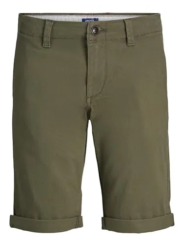 JACK & JONES JUNIOR Jpstdavid Jjchino Shorts AKM Sn Jnr Chinoshorts 12254241,Dusty Olive,170
