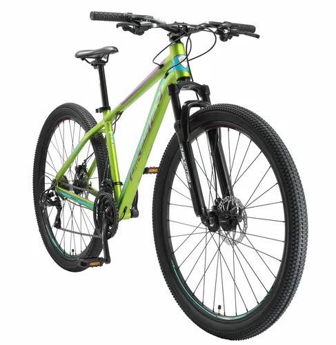 Mountainbike 29 Zoll - 21 Gang Shimano Kettenschaltung für Damen und Herren - Fahrrad mit leichtem Aluminiumrahmen, ideal für Körpergrößen von 162-190 cm. Genießen Sie effektives Fahren mit der 21 Gang Shimano Schaltung und stabilen Scheibenbremsen.