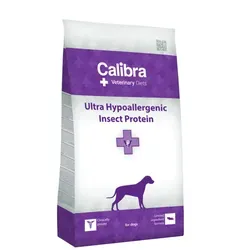 Calibra Veterinary Diets Ultra Hypoallergenic Insect Protein Hundefutter 12 kg - Hypoallergenisches Hundefutter mit Insektenprotein, ideal für empfindliche Hunde und unterstützt eine gesunde Ernährung.